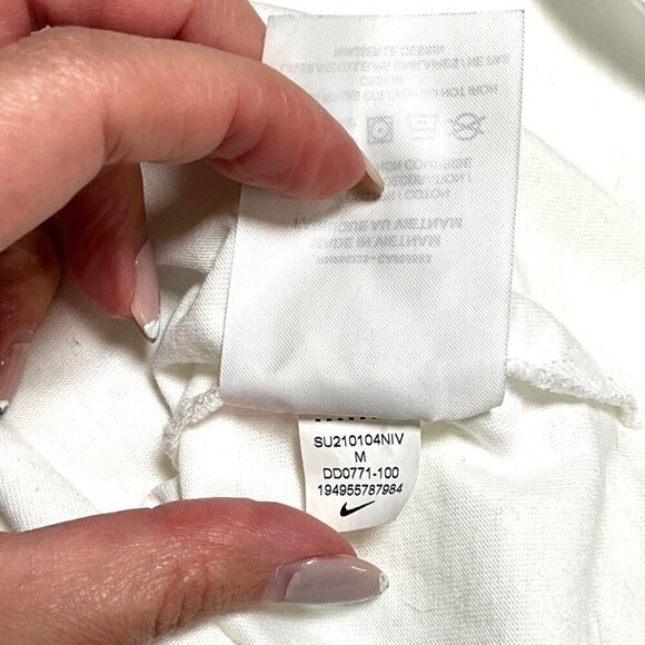 Nike Size M Giannis Antetokounmpo Freak Swoosh Basketball Tee Shirt White Mosaic - Picture 6 of 7